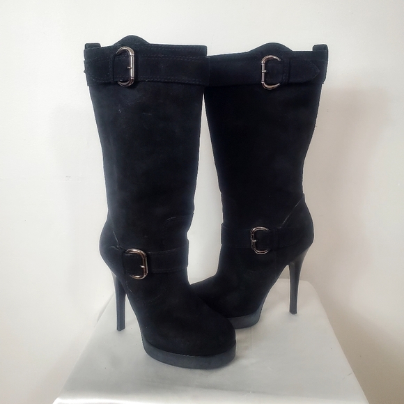 Authantic Giuseppe Zanotti Leather Mid-Calf Boots - Picture 1 of 13